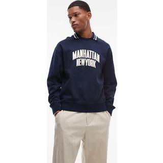 Logo Appliqué Pique Rugby Sweatshirt