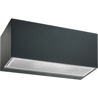 Norlys Asker Big, Up/Down, væglampe, grafit, E27, IP65