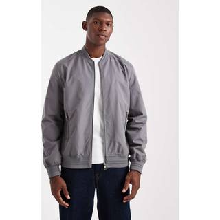 Threadbare Threadbare Grey Showerproof Classic Bomber Jacket