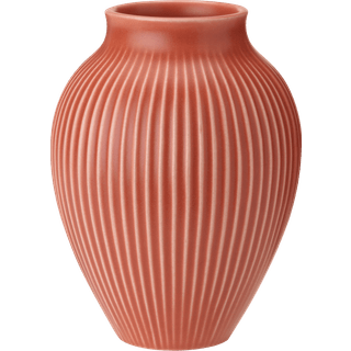 Knabstrup Vase - Ripple Coral - 12,5 cm