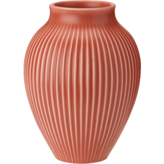 Knabstrup Vase - Ripple Coral - 12,5 cm
