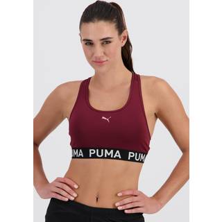PUMA 4KEEPS Elastic Bra Women, Clothing, Ruby Shimmer, M