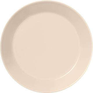 Iittala Teema Tallerken 21 Cm Hørfarvet - Middagstallerkner Porcelæn Linen - 1059145