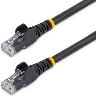 STARTECH 7.5 M CAT6 CABLE BLACK SNAGLESS - 24 AWG COPPER WIRE CABL