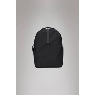 RAINS Clip Front Backpack Black