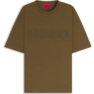 Oversize fit T-shirt i bomuld med dekorativt, reflekterende logo