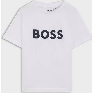 BOSS BOSS White Logo Short Sleeve T-Shirt
