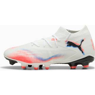 PUMA FUTURE 8 MATCH FG/AG Football Boots Women, Shoes, White/Black/Glowing Red, 36