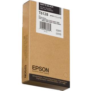 Epson Matte Black T6128 - 220 ml blækpatron