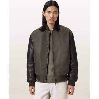 All Saints AllSaints Green Myler Bomber Jacket