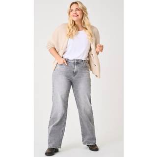 Carwilly Høj Talje Wide Leg Fit Jeans - 48/32