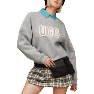 UGG Cosy Logo Crew Sweatshirt, Grå - M