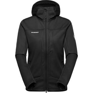Mammut Women's Ultimate VIII Softshell Hooded Jacket Softshelljakke Damer størrelse S farve sort