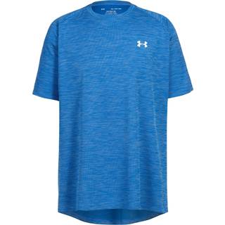 Under Armour Tech Textured S/S Funktionsshirt Herrer størrelse M - Regular farve blå