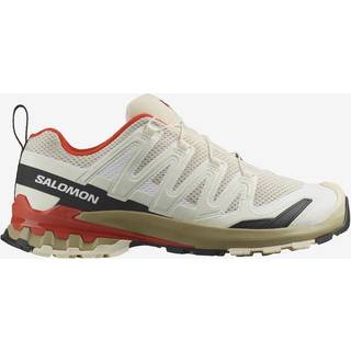 Salomon Men's XA Pro 3D V9 Almond Milk/Gray Green/Cherry Tomato, Almond Milk / Gray Green / Cherry Tomato, 42
