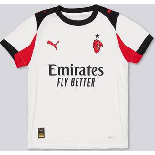 PUMA AC Milan 25/26 Away Jersey Youth, Clothing, White/Red, 11-12Y