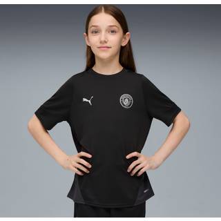 PUMA Manchester City Training Jersey Youth, Clothing, Black/Silver, 5-6Y
