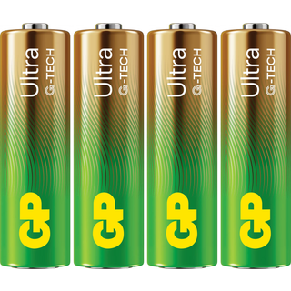 GP Ultra Alkaline AA batteri, 15AU/LR6, 4-pak