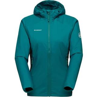 Mammut Women's Rime Air Insulation Hybrid Hooded Jacket Syntetisk jakke Damer størrelse M farve turkis