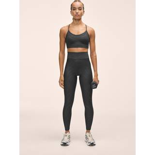 Casall Women's Heat Printed High Waist Tights Zebra Black, L