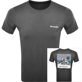 Columbia Kwick Hike Crew Neck T Shirt Grey