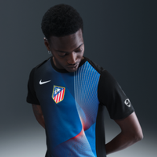 Club Atlético de Madrid Academy Pro Third Nike Dri-FIT Total 90-opvarmningstrøje til fodbold til mænd - sort - S