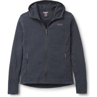 Rab Women's Stavel Hoody Fleecejakke Damer størrelse 36 farve grå/blå
