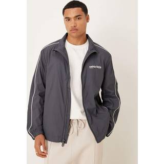 Nylon Track Jacket - Blue - S