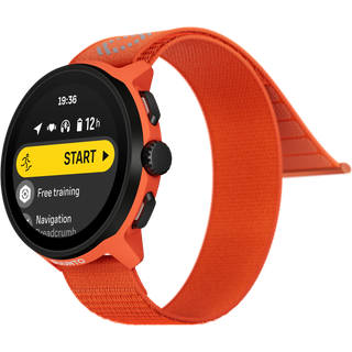 Suunto Run Coral Orange AMOLED Digital Textile Strap Unisex Smart Fitness Watch SS051112000