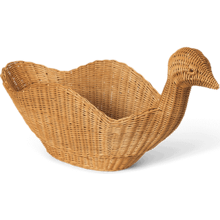 Ferm Living Bird Opbevaringskurv Naturlig - Kurve Rattan Natural - 1104269929