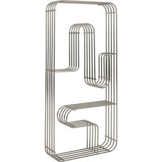 Aytm Curva Hylde 32x70 Cm Sølv - Væghylder & Vægskabe Stål Silver - 510590004081