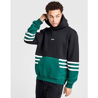 ARCHIVE CUTLINE HÆTTETRØJE - Black / Collegiate Green - XS