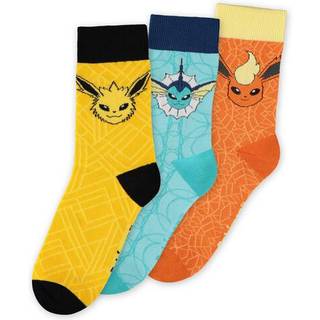 POKEMON - Eevee Evolution - Pack of 3 pairs of socks (T43-46)