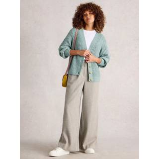 White Stuff White Stuff Green Sally Slub Cardigan