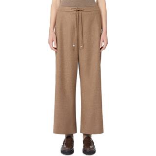 'S Max Mara Livio wool and cashmere wide-leg pants - beige - M