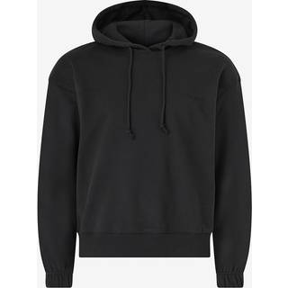 Cotton Terry Blend Lounge Hoodie - Black - L