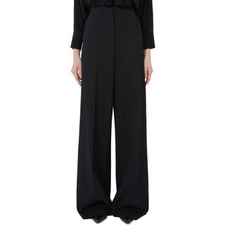 Max Mara Biada high-rise wide-leg pants - black - M