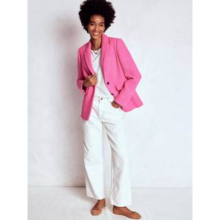 Boden Boden Pink Stamford Wool-Blend Blazer