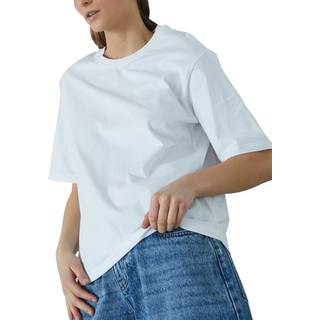 Sisters Point T-shirt - Heda-LOOSE.SS13 - White/Lemon