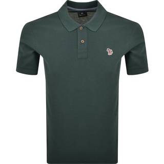 Paul Smith Zebra Logo Badge Polo T Shirt Green