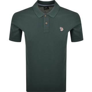 Paul Smith Zebra Logo Badge Polo T Shirt Green