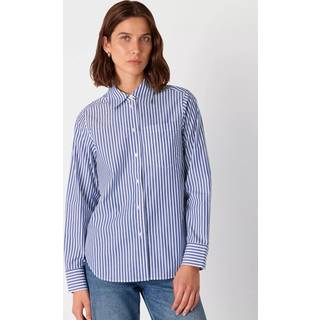 Whistles Whistles Petite Relaxed Fit Stribet Skjorte - EU 40 (UK 12)