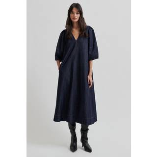 Dera Denim Kjole, Dark Blue Denim, S