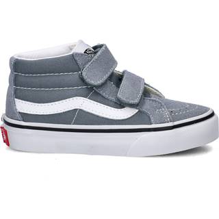 Vans - Kids SK8-Mid Shoes (4-8 Years), Grey, Size: 31.5 - Grey - 31.5