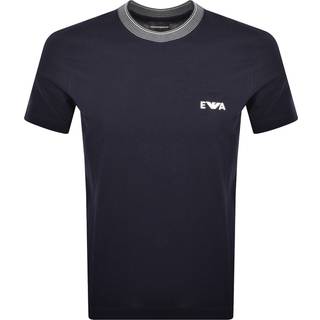Emporio Armani Tipped T Shirt Iconico Navy