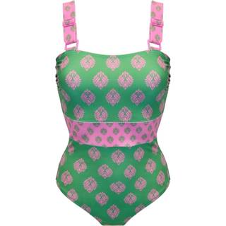 Pour Moi Pour Moi Palm Springs Color Block Tummy Control Badedragt