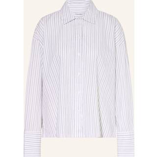 Cotton Poplin Pyjama Button-Down Shirt - White - S
