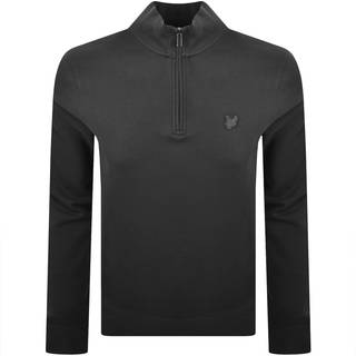 Lyle And Scott Quarter Zip Sweatshirt Gunmetal