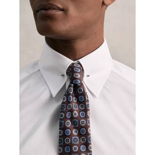 Reiss Reiss Caldwell Slim Fit bomuldskjorte med pin-krave - EU 43 Almindelig