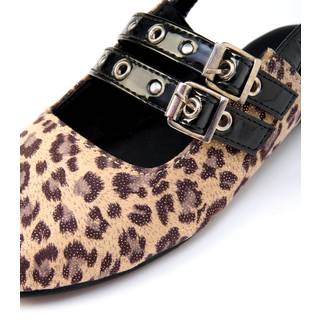 Angel & Rocket Angel & Rocket Slingback-sko med leopardprint og spænde - uk3eu355